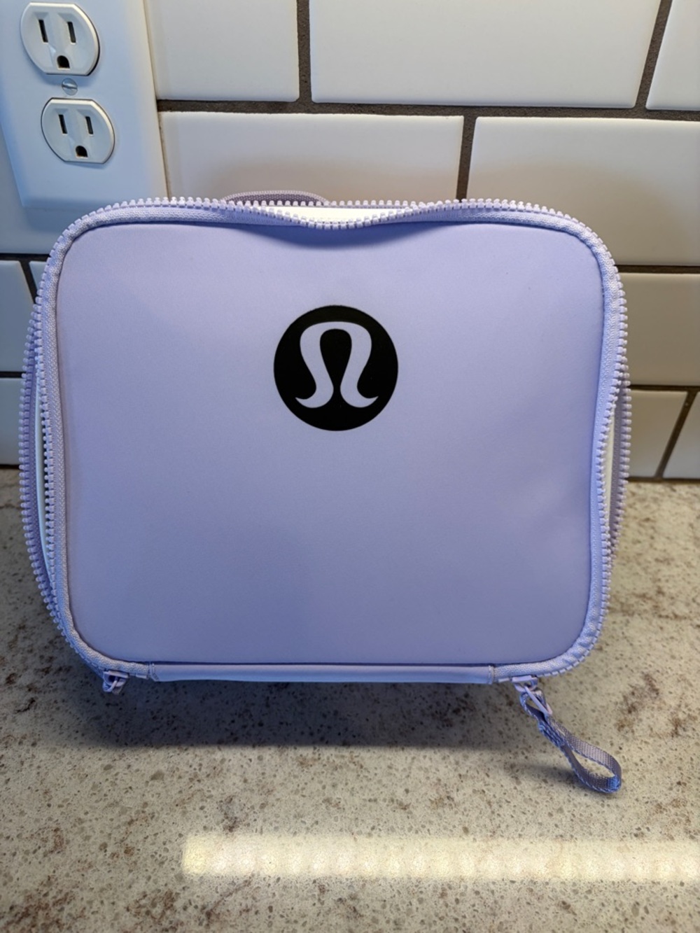 lululemon athletica Lavender Lunch box- used once